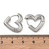 304 Stainless Steel Hoop Earrings SA-CBA46AF-26P-01-5