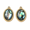 Natural Paua Shell Pendants STAS-G397-18G-02-1