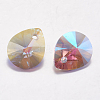 Faceted Glass Rhinestone Pendants RGLA-F053-E-371PS-2