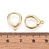Brass Hoop Earring Finding KK-N261-63G-3