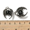 Bat Natural Obsidian Pendants G-F766-03AS-05-3