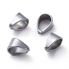Tarnish Resistant 304 Stainless Steel Snap on Bails LS-STAS-E466-32P-1