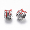 Alloy Enamel European Beads MPDL-T001-10A-2