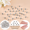 100Pcs Tibetan Style Alloy Beads TIBEB-SC0001-65-6