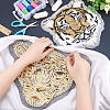 Fingerinspire 2Pcs 2 Style  Computerized Embroidery Cloth Sew on Patches DIY-FG0003-60-3