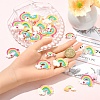 32Pcs 4 Styles Opaque Resin Cabochons CRES-YW0001-46-5
