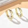 Brass Hoop Earrings KK-CBA30C7-16G-1