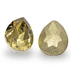 Faceted Drop Glass Pointed Back Rhinestone Cabochons RGLA-A008-7x10mm-S20-2
