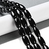 Natural Black Onyx Agate(Dyed & Heated) Beads Strands G-NH0019-C05-11-2