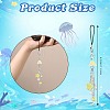 Glass & Acrylic Mobile Straps HJEW-SW00079-01-2