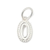 Number Series 925 Sterling Silver Charms STER-Q002-01A-1