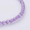 Natural Amethyst Beaded Stretch Bracelets BJEW-JB02459-09-2