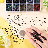 6200Pcs 100G 10 Styles Glass Seed Beads SEED-TA0001-72-6