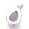 Natural Amethyst Pendants X-G-L512-C19-3