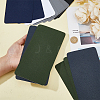 DICOSMETIC 18Pcs 6 Style Rectangle Polyester & Cotton Self-adhesive Fabrics DIY-DC0002-37-3