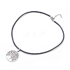 Tibetan Style Alloy Pendant Necklaces NJEW-JN02189-1