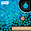2000Pcs UV Plating Resin Charms RESI-NB0002-17B-2