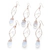 Opalite Dangle Earring EJEW-G254-A03-1