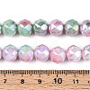 Anti-Tarnish Electroplate Glass Beads Strands GLAA-N010-10mm-09-4