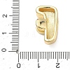 Brass Initial Beads KK-B167-27G-01F-3