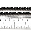 Natural Black Onyx Beads Strands G-G390-6mm-01-2