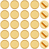 48Pcs Alloy Slide Charms Cabochon Settings FIND-SC0016-55B-G-1