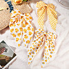 3Pcs 3 Colors Cloth Hair Barrettes for Women Girl OHAR-TA0001-15-4