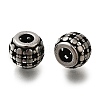 304 Stainless Steel European Beads STAS-D191-12C-AS-1