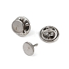 304 Stainless Steel Butterfly Clutches Pin Backs STAS-P262-03P-02-2