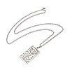 Non-Tarnish 304 Stainless Steel Pendant Necklaces NJEW-L118-02P-05-2