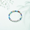 Word Lucky Bracelet BJEW-JB08584-03-2