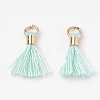 Polycotton(Polyester Cotton) Tassel Pendant Decorations FIND-S275-16G-1