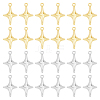 48Pcs 2 Colors Alloy Pendants FIND-DC0005-54-1