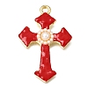 Brass Enamel Pendants KK-K427-53G-1