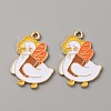 Alloy Enamel Pendants ENAM-CJC0015-15A-1