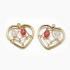 Brass Pendants X-KK-T032-062G-03-1
