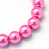 Baking Painted Glass Pearl Bead Strands X-HY-Q003-3mm-54-2