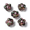 Handmade Foil Lampwork Beads Strands FOIL-Z001-02B-2