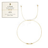 Natural Citrine Braided Beads Bracelets for Women LS-LU0568-6-1