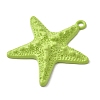 Spray Paint Alloy Big Pendants FIND-H055-14-3