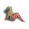 Woman DIY Decoration Silhouette Silicone Statue Molds DIY-I085-02-2