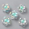 Transparent Acrylic Beads OACR-WH0032-13F-1