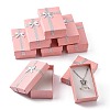 Valentines Day Wife Gifts Packages Cardboard Jewelry Set Boxes with Bowknot and Sponge Inside X1-CBOX-R013-4-1