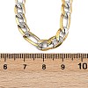 6MM 304 Stainless Steel Figaro Chain Necklaces for Women NJEW-G177-02GP-5