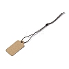 500Pcs Kraft Paper Blank Price Tags with Cord CDIS-R001-01-2