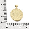 Brass Micro Pave Clear Cubic Zirconia Pendants CU-CBAF50C-16G-3