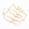 Tibetan Style Alloy Lightning Big Pendants LS-PALLOY-AD92395-G-LF-2