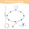 1Pc Star PVC Bead Mobile Straps for Women AJEW-LP0005-78-2