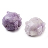 Natural Lepidolite/Purple Mica Stone Carved Figurines DJEW-L023-C11-2