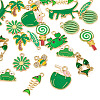 24Pcs 12 Styles Alloy Enamel Pendants ENAM-TA0009-07-3